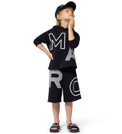 Little Marc Jacobs Sweat Shorts - Black/White
