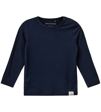 Sofie Schnoor Blouse - Rib - Petriciasb - Navy Blue Sofie Schnoor Blouse - Rib - Petriciasb - Navy Blue