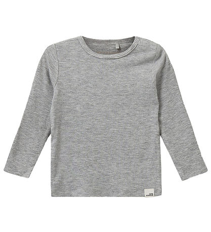 Sofie Schnoor Blouse - Rib - Petriciasb - Grey Melange