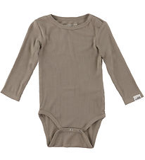 Sofie Schnoor Bodysuit l/s - Rib - DicteSB - Dark Sand Sofie Schnoor Bodysuit l/s - Rib - DicteSB - Dark Sand