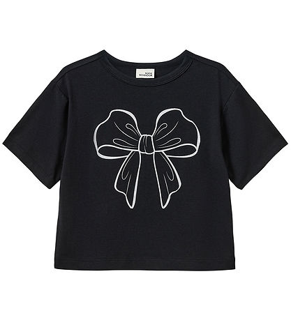 Sofie Schnoor T-shirt - Asian - Black/Bow