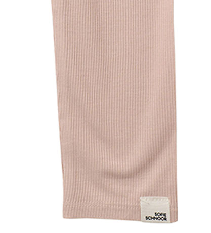 Sofie Schnoor Leggings - Rib - Nalinesb - Ljós bleikur