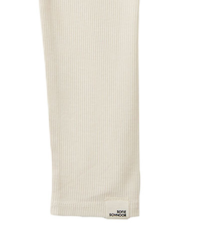 Sofie Schnoor Leggings - Rib - Nalinesb - Off White Sofie Schnoor Leggings - Rib - Nalinesb - Off White