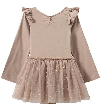 Sofie Schnoor Gymsuit - Tulle - Old Rose w. Dots Sofie Schnoor Gymsuit - Tulle - Old Rose w. Dots