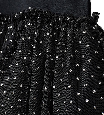 Sofie Schnoor Gymsuit - Tulle - Black w. Dots Sofie Schnoor Gymsuit - Tulle - Black w. Dots