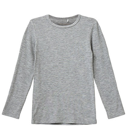 Sofie Schnoor Blouse - Rib - Petrician - Grey Melange