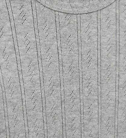 Sofie Schnoor Blouse - PetriciaSY Pointelle - Grey Melange w. Po Sofie Schnoor Blouse - PetriciaSY Pointelle - Grey Melange w. Po