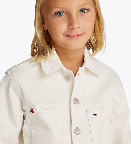 Tommy Hilfiger Jeansjacke - Trucker - Weiß