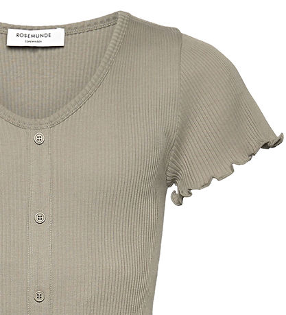 Rosemunde T-shirt - Rib - Baybay - Laurel Oak