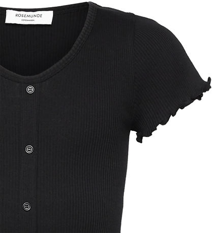 Rosemunde T-shirt - Rib - Baybay - Black
