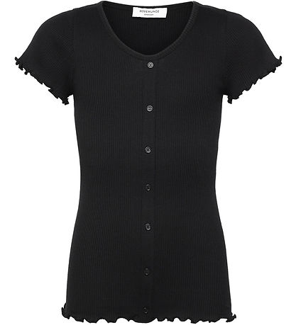Rosemunde T-shirt - Rib - Baybay - Black