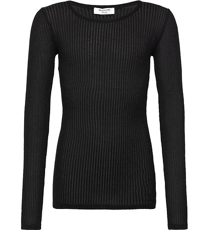 Rosemunde Bluse - Rib - Baku - Schwarz