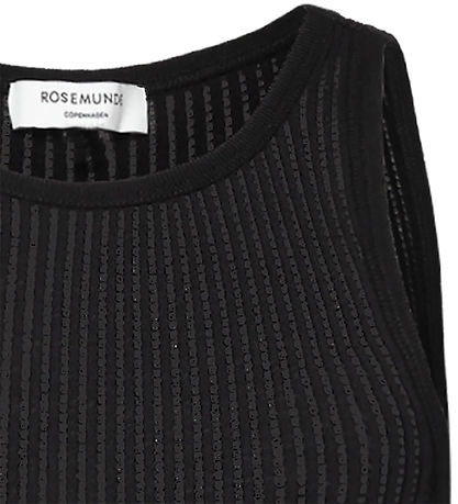 Rosemunde Top - Rib - Bakoe - Zwart