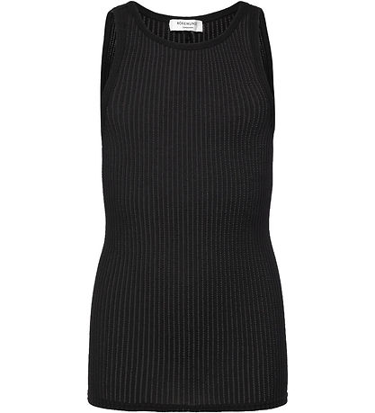 Rosemunde Top - Rib - Bakoe - Zwart