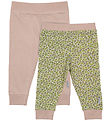 Mikk-Line Leggingsit - 2 kpl - Adobe Rose