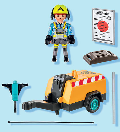Playmobil Action Heroes - Construction Worker - 71752 - 14 Parts
