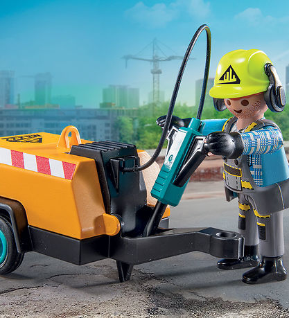 Playmobil Action Heroes - Construction Worker - 71752 - 14 Parts