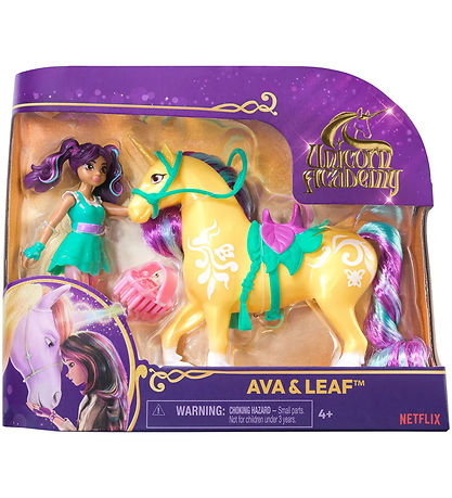 Figurines Unicorn Academy - 13,5 cm - Ava & Leaf Figurines Unicorn Academy - 13,5 cm - Ava & Leaf