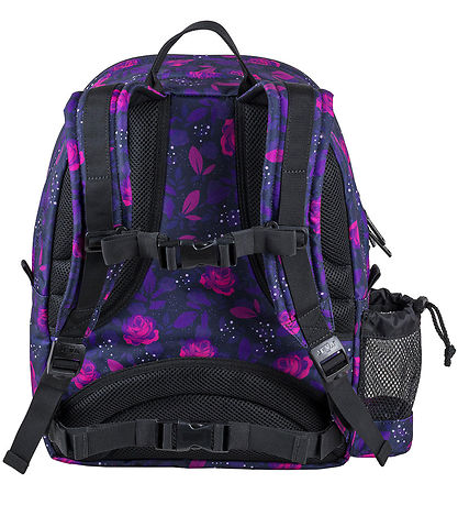 Jeva School Backpack - Square - Dark Rose