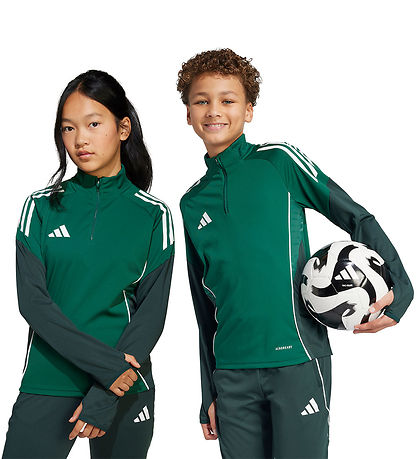 adidas Performance Training shirt - Tiro25C - Dark Green/Shadow 