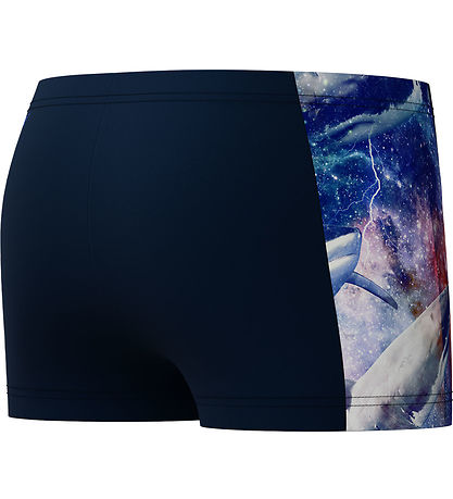 Speedo Swim Trunks - Digital Panel - Navy w. Sharks