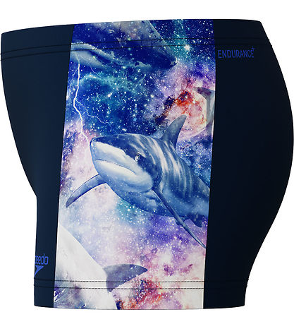 Speedo Swim Trunks - Digital Panel - Navy w. Sharks