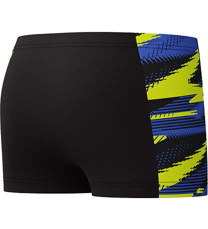 Speedo Zwemslips - HyperBoom-paneel - Zwart m. Geel/Blauw