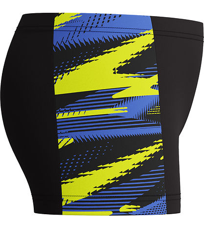 Speedo Zwemslips - HyperBoom-paneel - Zwart m. Geel/Blauw