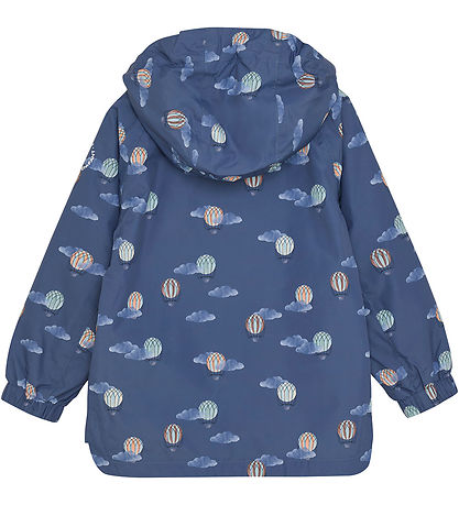 En Fant Lightweight Jacket - Vintage Indigo w. Hot air balloons