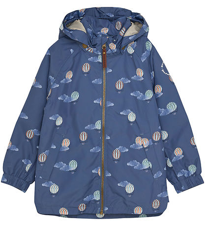 En Fant Lightweight Jacket - Vintage Indigo w. Hot air balloons