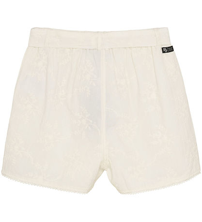Indien Blue Jeans Shorts - Cloud av. Broderie