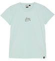 Indian Blue Jeans T-shirt - Blue Glow w. Print