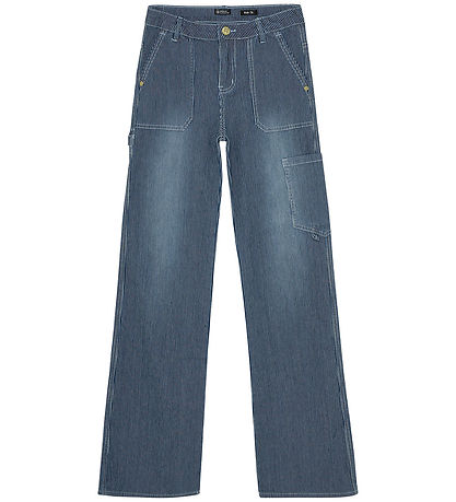 Indian Blue Jeans Jeans - Bred - Blåkopi