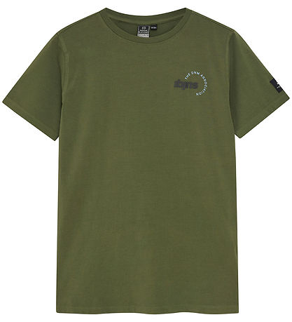 Indian Blue Jeans T-shirt - Army Earth w. Print