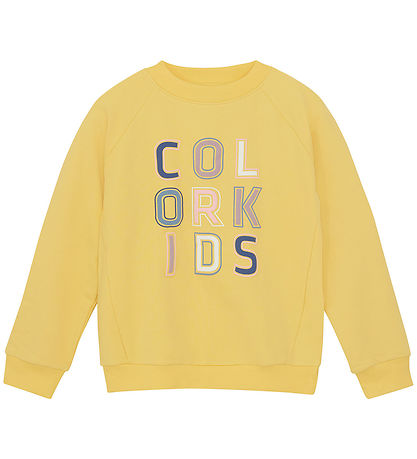 Color Kids Sweatshirt - Banana Cream m. Print Color Kids Sweatshirt - Banana Cream m. Print