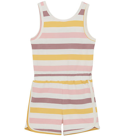 Color Kids Sommerdrakt - Coral Blush m. Striper
