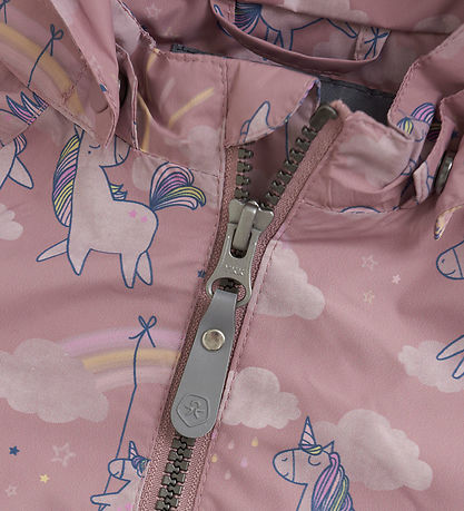 Color Kids Sommerjacke - Holzrose m. Einhörner