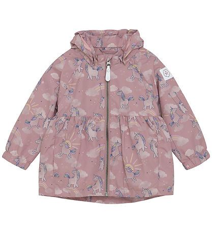 Color Kids Sommerjacke - Holzrose m. Einhörner