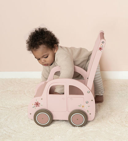 Little Dutch Baby Walker - Car - Pink