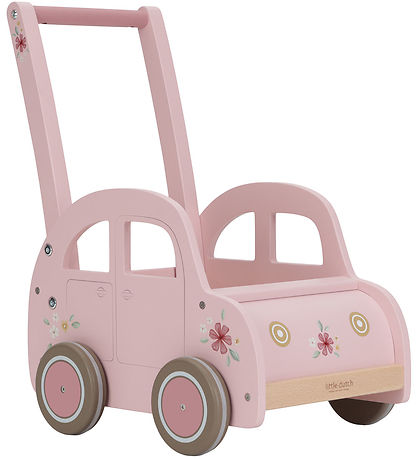 Little Dutch Baby Walker - Car - Pink