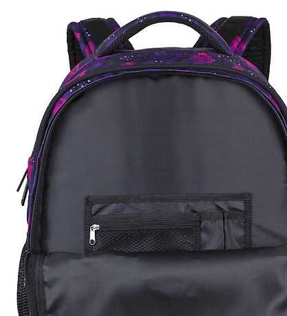 Jeva School Backpack - Survivor - Dark Rose