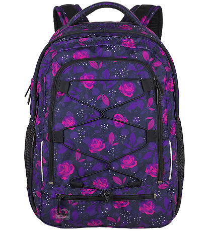 Jeva School Backpack - Survivor - Dark Rose