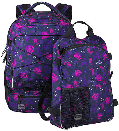 Jeva School Backpack - Supreme+ - Dark Rose