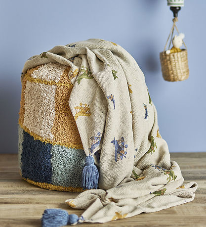 Bloomingville Mini Blanket - 160x130 cm - Plane Blanket - Nature