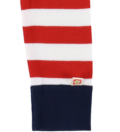 Katvig Leggings - Rot/Weiß Gestreift