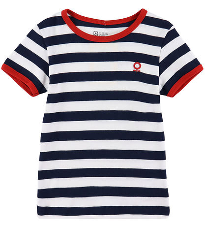 Katvig T-Shirt - Navy/Weiß Gestreift