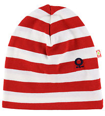 Bonnet Katvig - Rouge/Blanc Rayures Bonnet Katvig - Rouge/Blanc Rayures