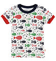 Katvig T-shirt - Navy/Red w. Fish Katvig T-shirt - Navy/Red w. Fish