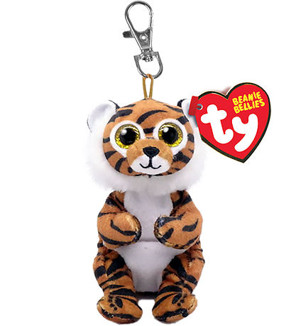 Ty Keychain w. Soft Toy - Beanie Bellies - 10 cm - Clawdia