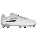 Chaussures de foot Skechers - Razor 1,5 Jr Jeunesse FG - Blanc/A